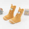 Chaussettes de bébé de chaussette de tube de dessin animé 3D avec des chaussettes hautes de genou de bébé d&#39;animal